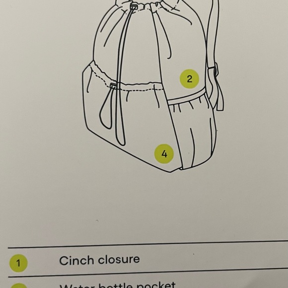 All In Motion Black Mini Backpack New - Picture 3 of 5